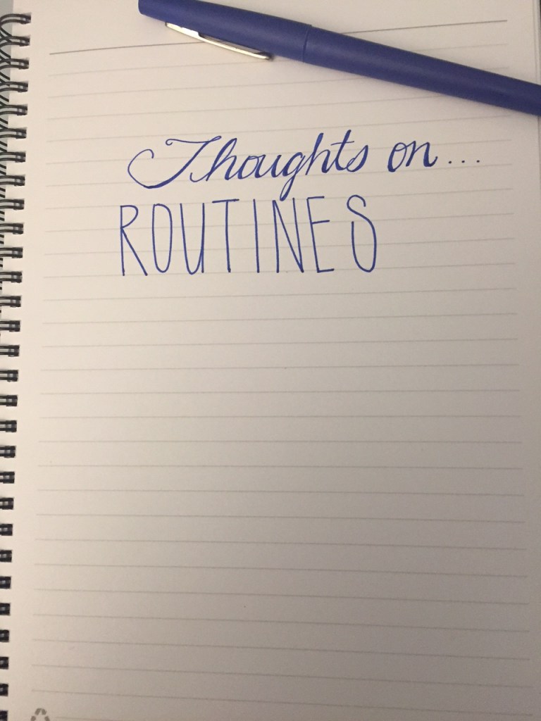 thoughts on - routines - prompt
