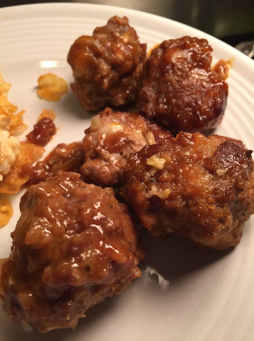 honey buffalo meatballs2