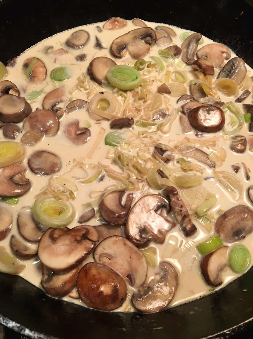 creamy mushroom leek chicken1