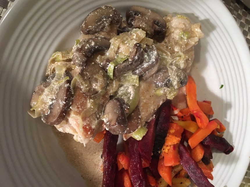 creamy mushroom leek chicken3
