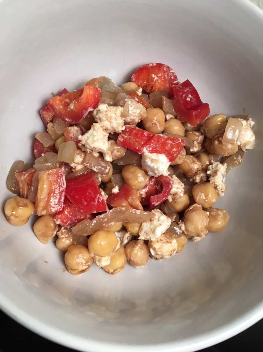 chickpea goat cheese salad3