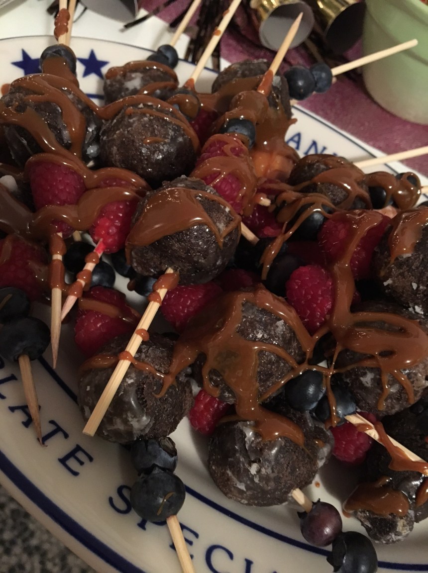 doughnut hole kabobs