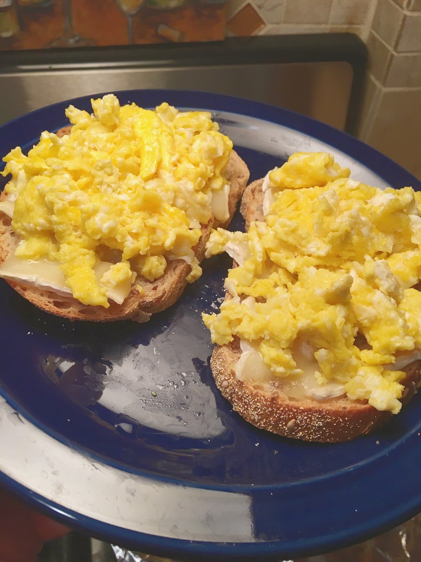 truffle eggs and brie toast6