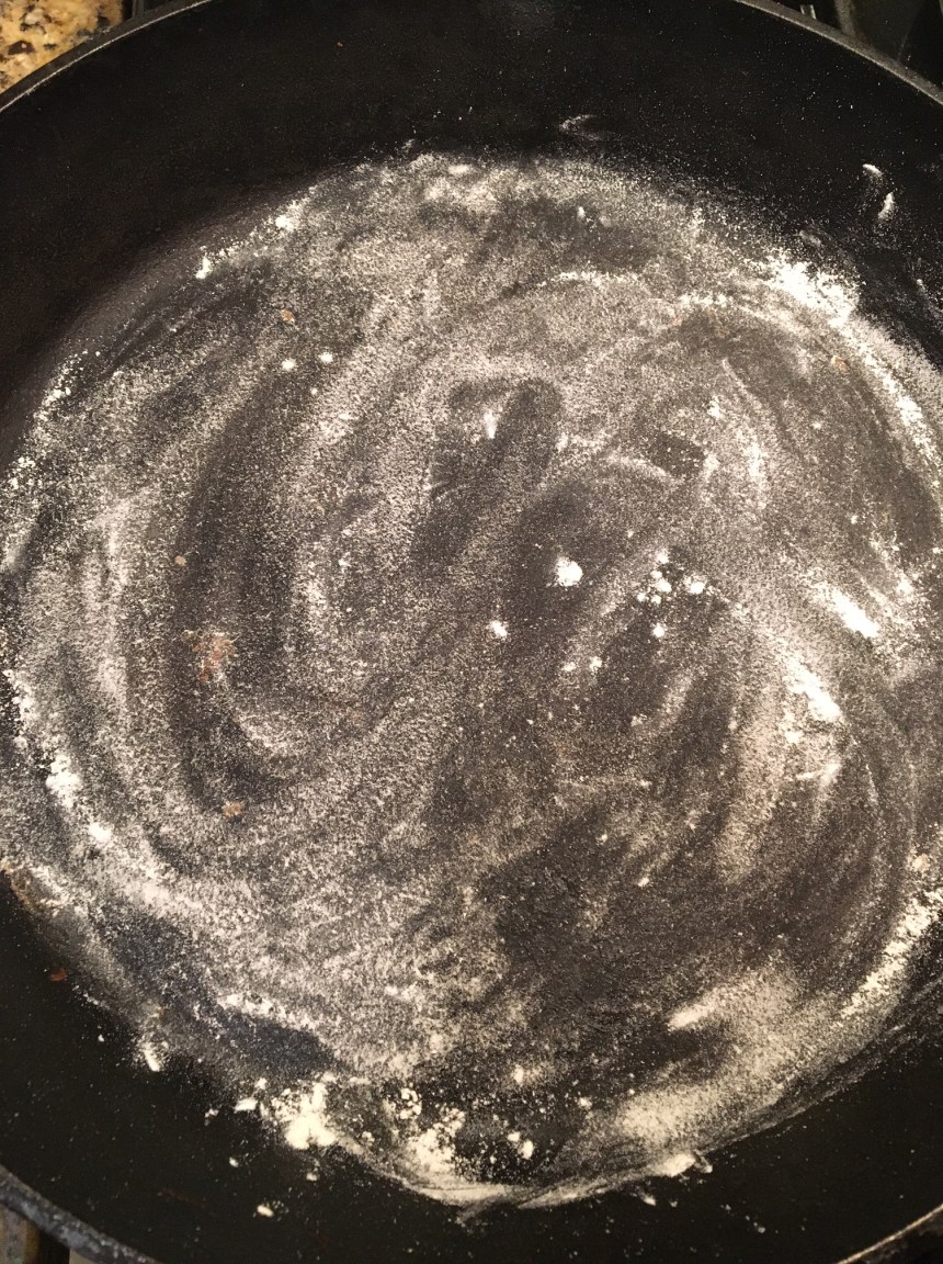 sausage broccoli and onion skillet pizza4