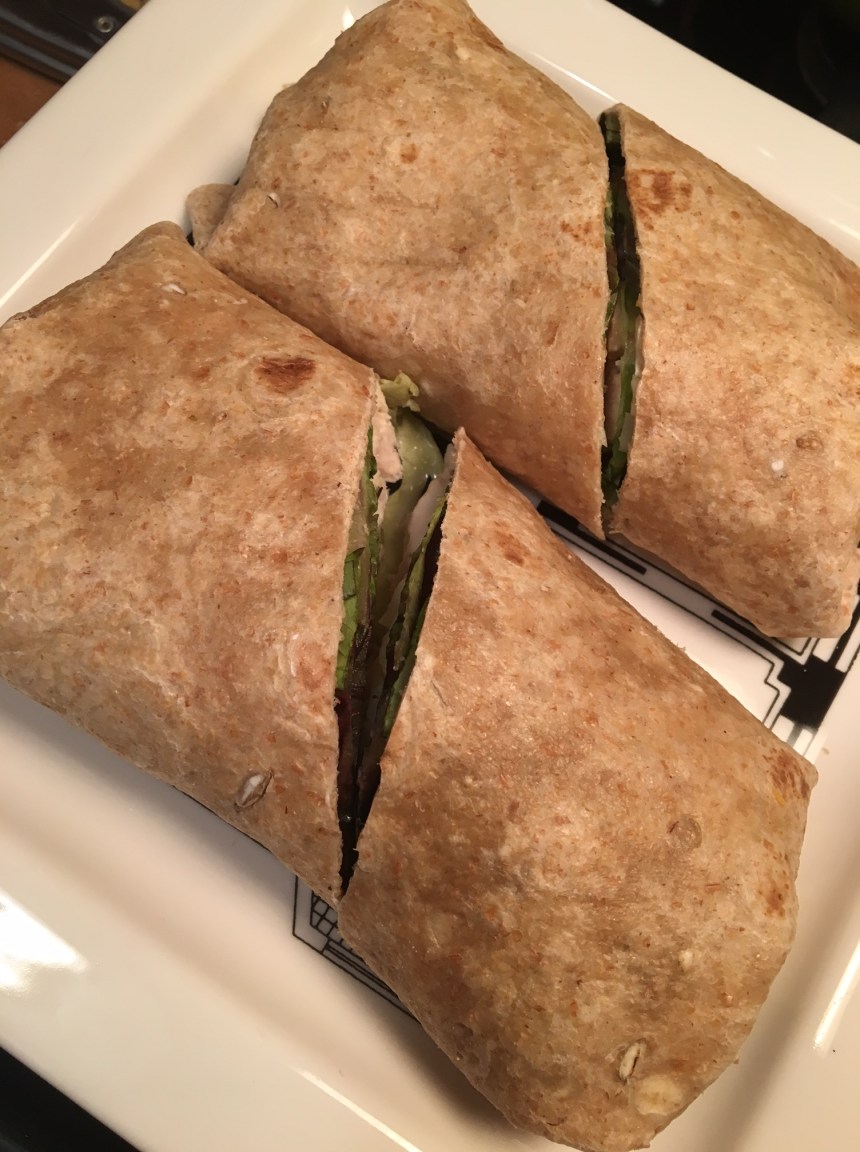 slow cooker chicken caesar wrap4