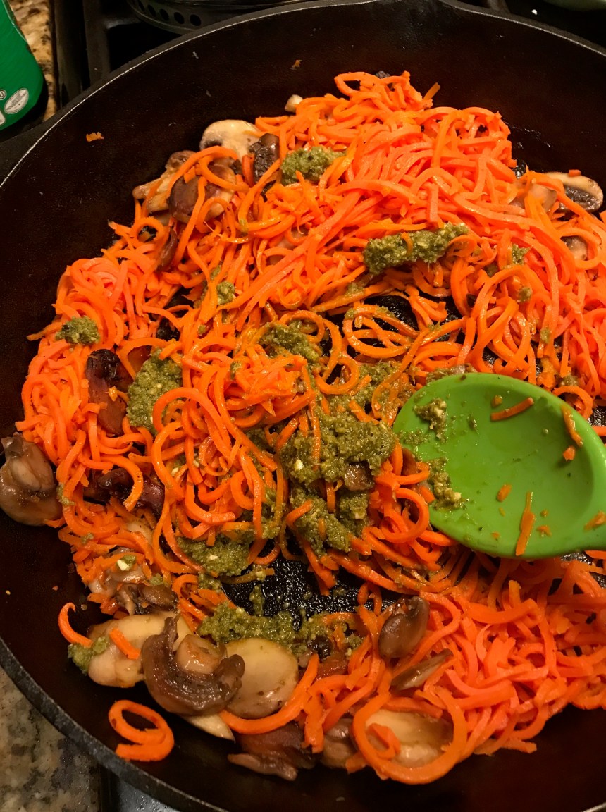 carrot pasta with creamy pesto3