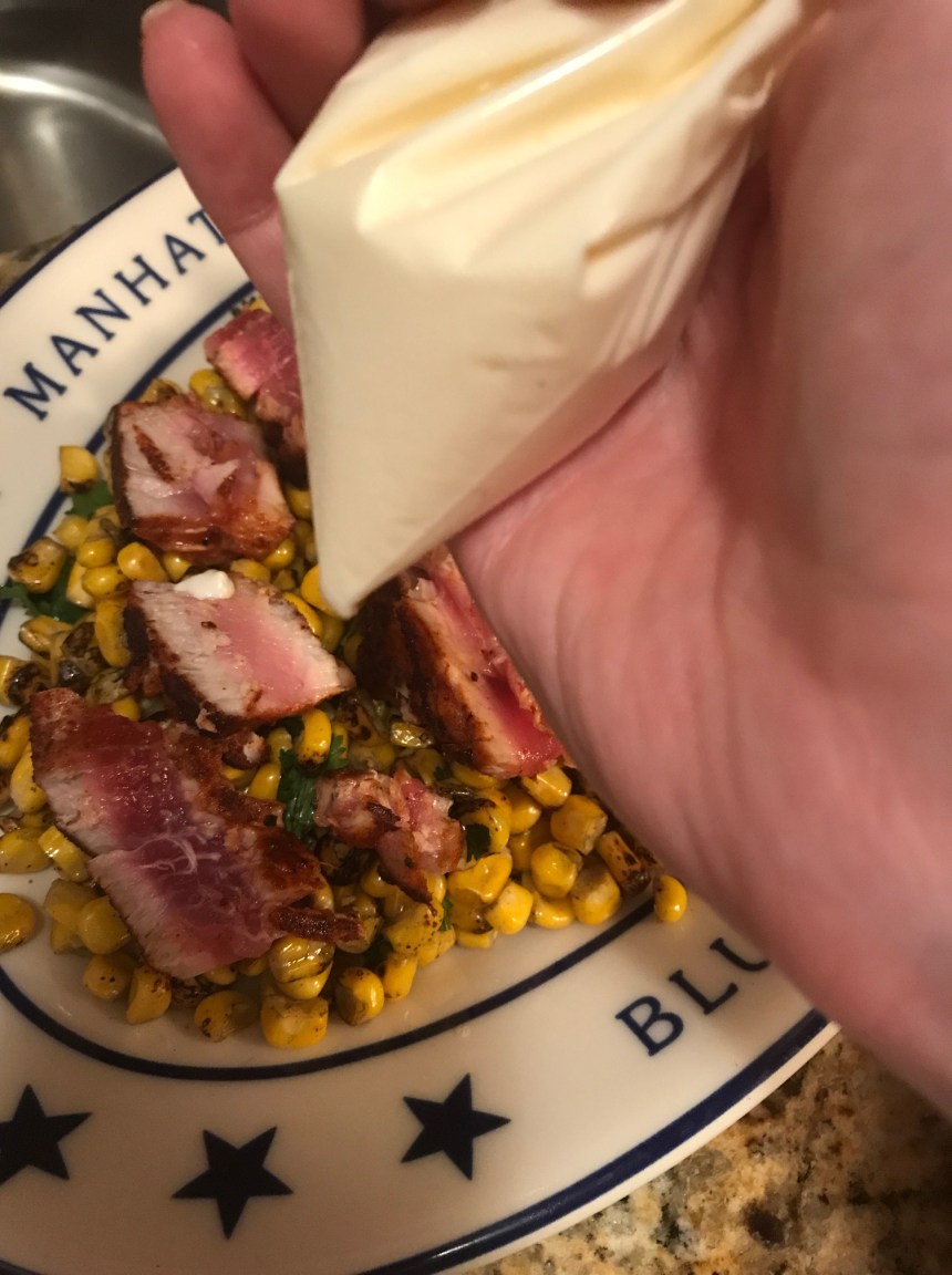 seared tuna with mexican corn5