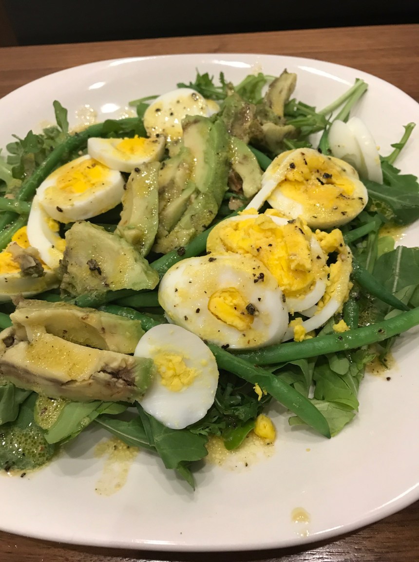 Arugula Salad with Haricots Verts, Egg, and Avocado2