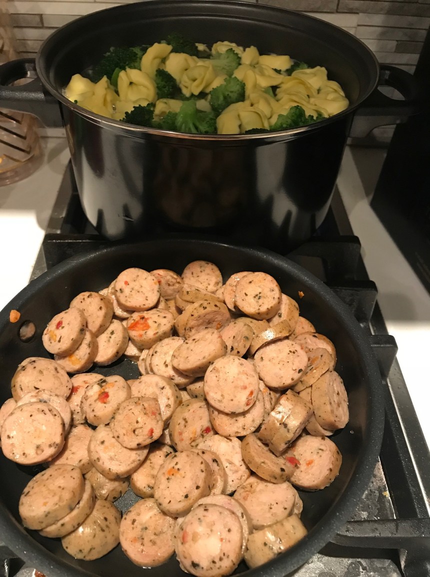 chicken sausage and tortellini1
