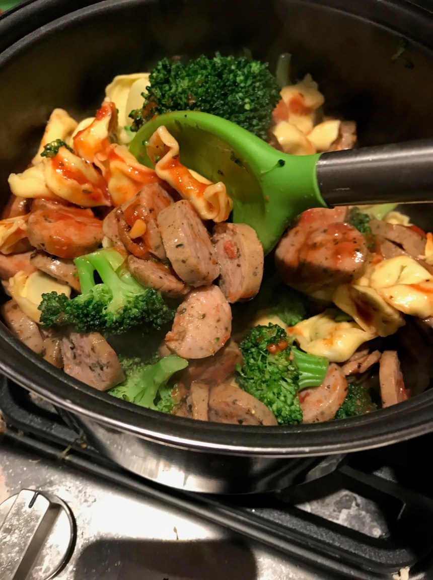 chicken sausage and tortellini2