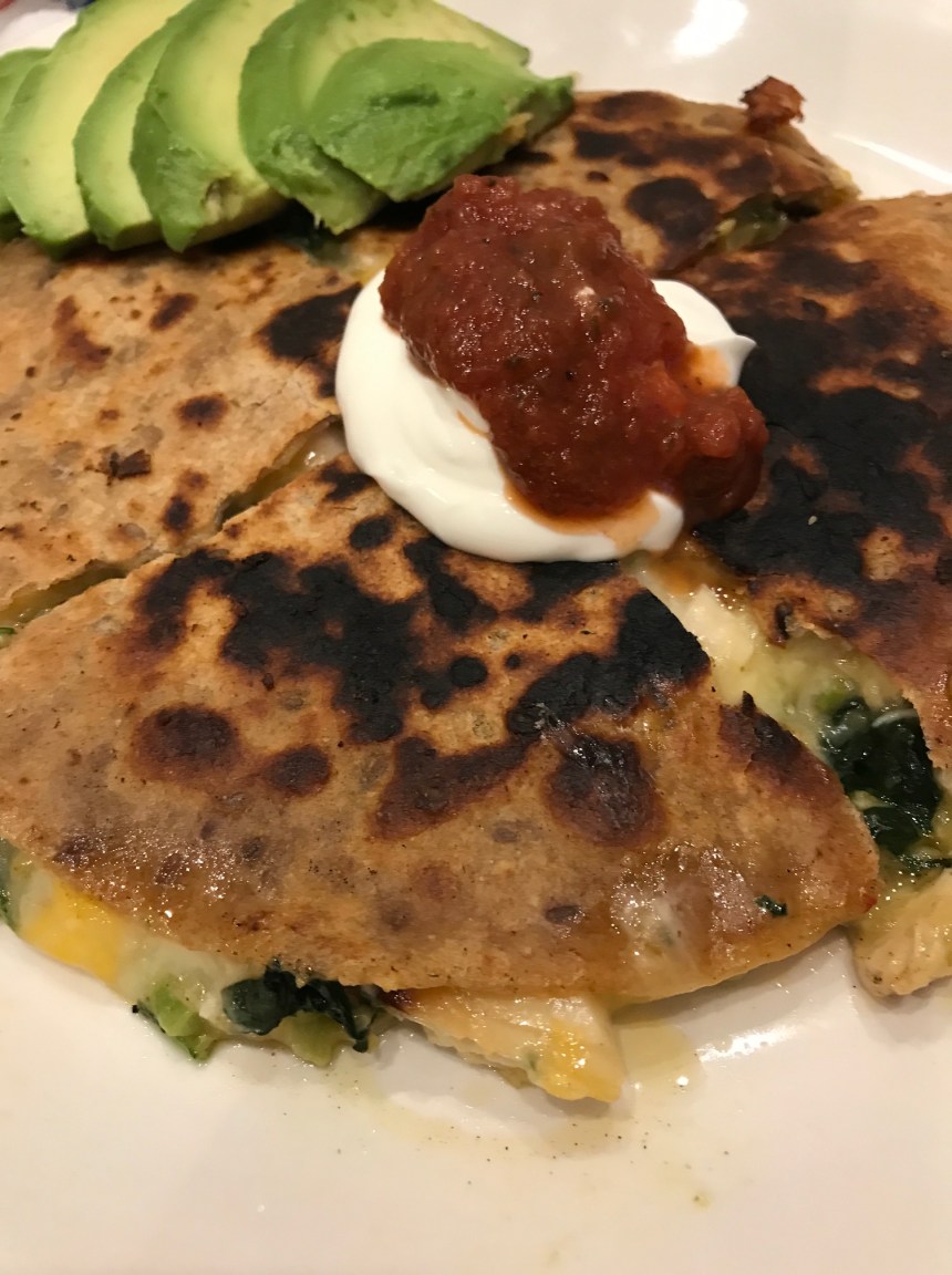 Quesadillas with Homemade Salsa Salad5
