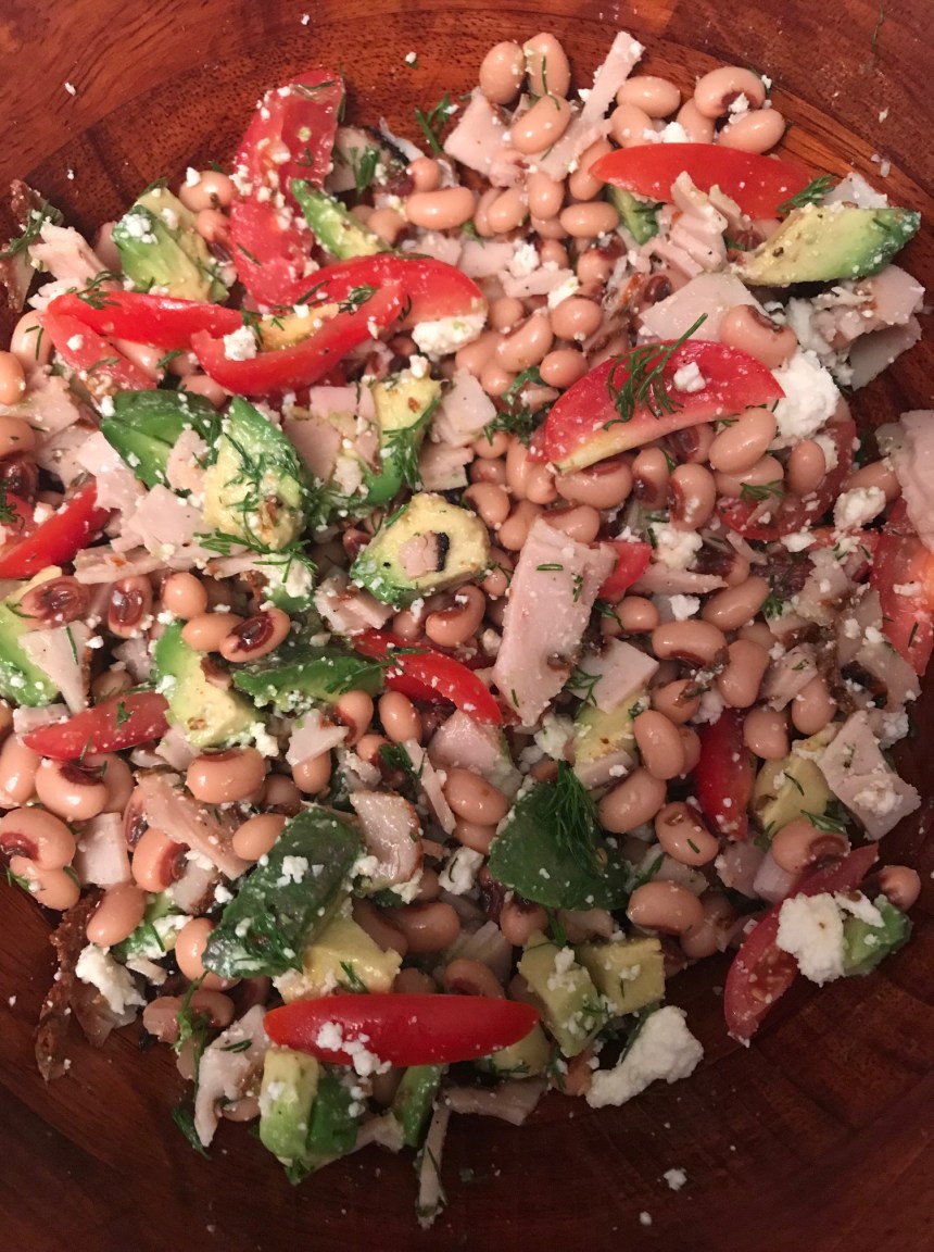 Black Eyed Pea and Spicy Turkey Salad1