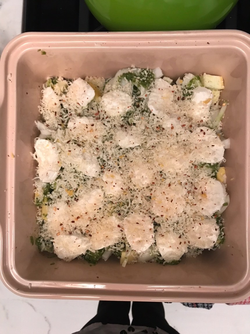 Chicken Pesto Zucchini Bake1